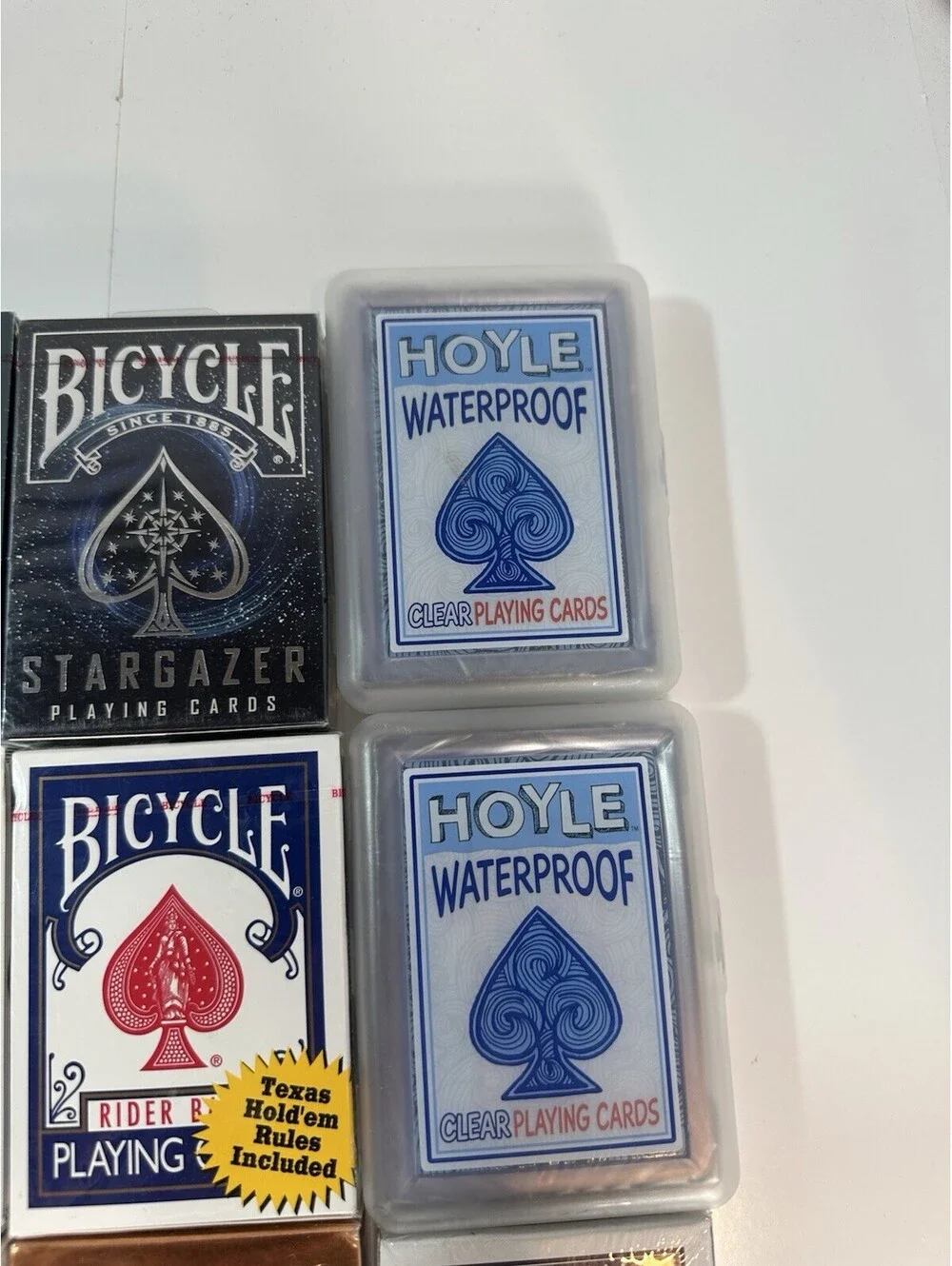 44 Playing Card Decks Lot: Bicycle, Theory11, Hoyle & More — Brand New Sealed